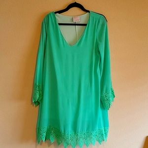 Coveted mint green dress, Large